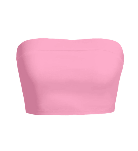 Crescent Tube Top, custom cropped strapless tube top in Dream House color