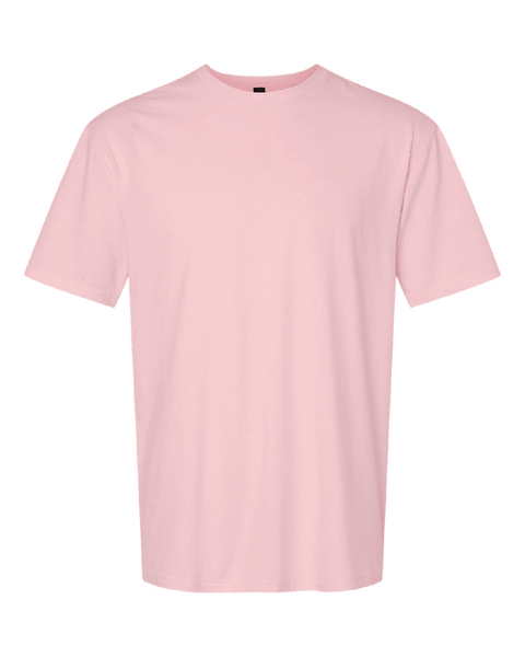 Gildan 64000 Unisex Tee in Light Pink
