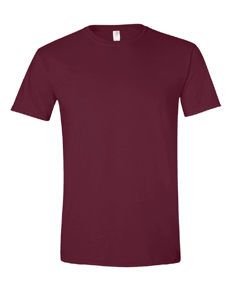Gildan 64000 Unisex Tee in Maroon