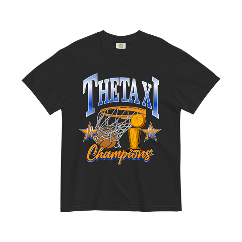 Championship Fraternity Tee-Theta Xi-M-black