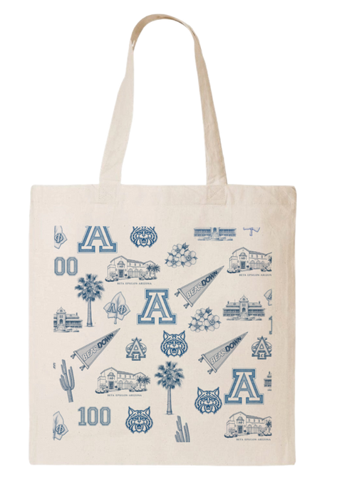 PO 18753 ALPHA PHI SHORTS TOTE BAG