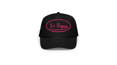 That's Hot Trucker Hat-Sigma Sigma Sigma-black