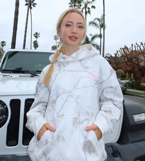 Alpha Phi White Camo Hoodie