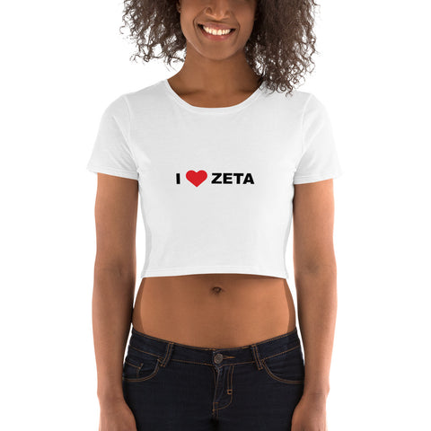 Zeta Tau Alpha Women’s Crop Tee