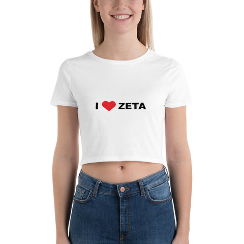 Zeta Tau Alpha Women’s Crop Tee