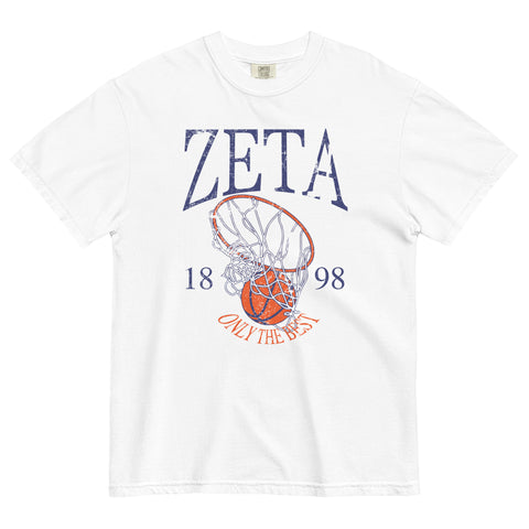 Court Crush Unisex Garment-Zeta Tau Alpha-S-white