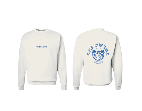 Chi Omega, Ohio - Summer Crew - Embroidered '23